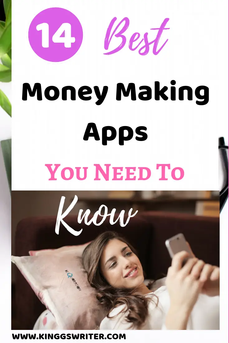 14 Best Money Making Apps You Need to Know - Kinggs Writer