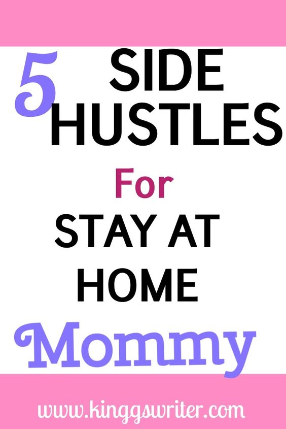 Legit side hustle for stay at home moms to make extra money.