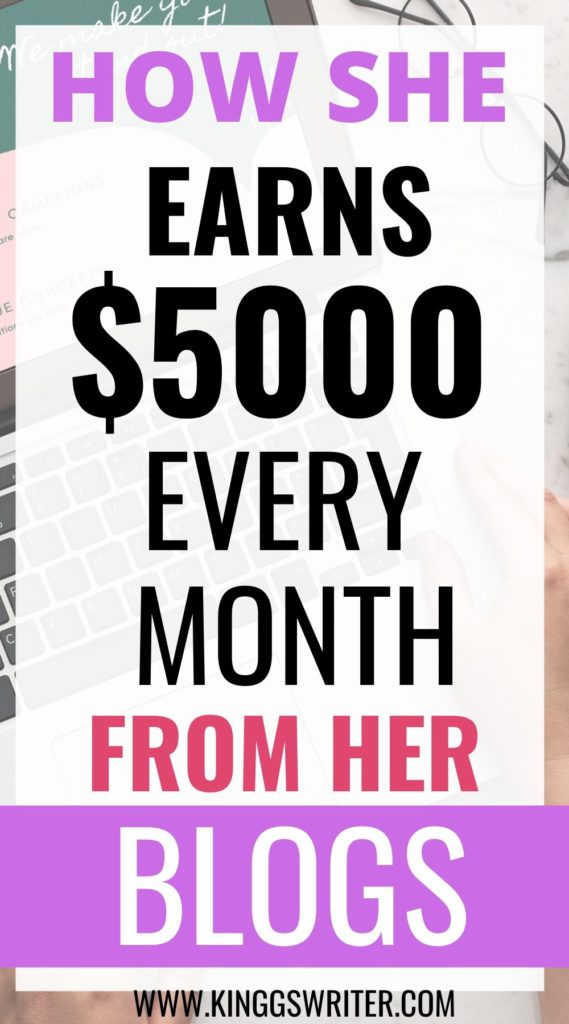 interview blogging her way, make money blogging, blog earning